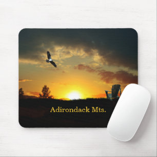 Gult Sunset Grassy Meadow Mouse Pad Musmatta