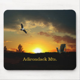 Gult Sunset Grassy Meadow Mouse Pad Musmatta