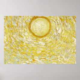 Gult Sunshine Art Poster