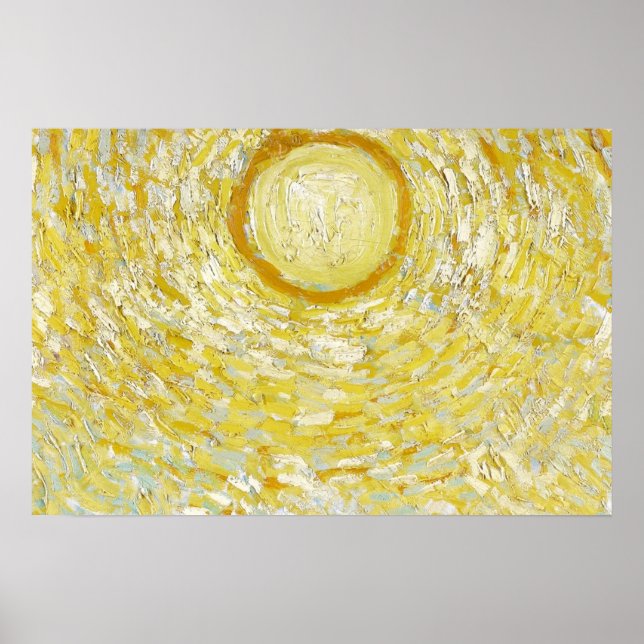 Gult Sunshine Art Poster (Framsidan)