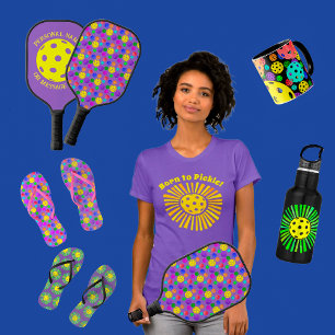 Gult Sunshine Pickleball Team T-Shirt