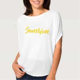 Gult Sunshine Shirts T Shirt