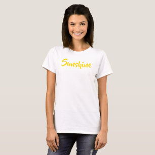 Gult Sunshine Shirts T Shirt