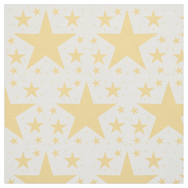 Gult Superstar Collection Mönster Fabric Tyg (Provkarta)
