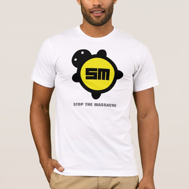 Gult/svart T-shirt (Framsida)