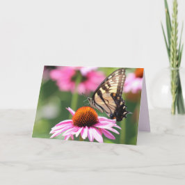 Gult Svettflygare-gratulationskort Kort