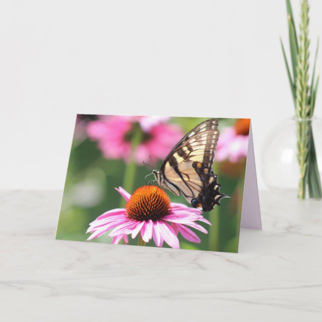 Gult Svettflygare-gratulationskort Kort (Framsida)