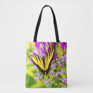 Gult Swallowtail Butterfly Tygkasse