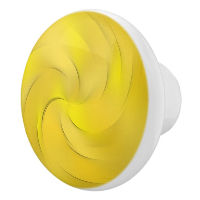 Gult Swirl Knopp (Höger)