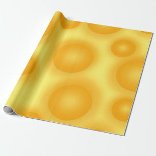Gult Swiss Cheese Presentpapper