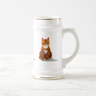 Gult Tabby katt Stein Sejdel