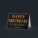 Gult Tartan på Black Birthday för Brother Kort<br><div class="desc">Ett chic-födelsedagskort för en broder,  med Grattis på födelsedagen i rött och gult-tartantecken på svart bakgrund. Denna digitala design är en del av Posh & Painterly 'Rangoli Collection'.</div>