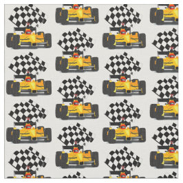 Gult Tävling med kontrollerad Flagga Tyg