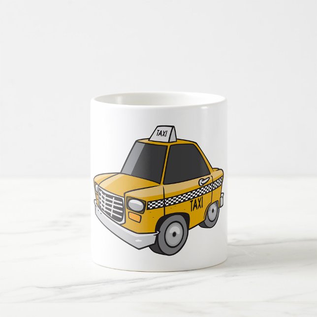 Gult Taxi Kaffemugg (Skapare uppladdad)