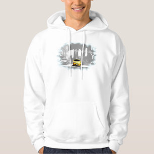 Gult Taxi New York City Nyc Brooklyn Bridge Hoodie