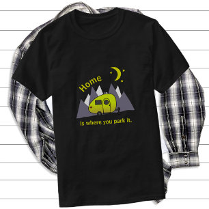 Gult TearDrop Camper Trailer T-Shirt