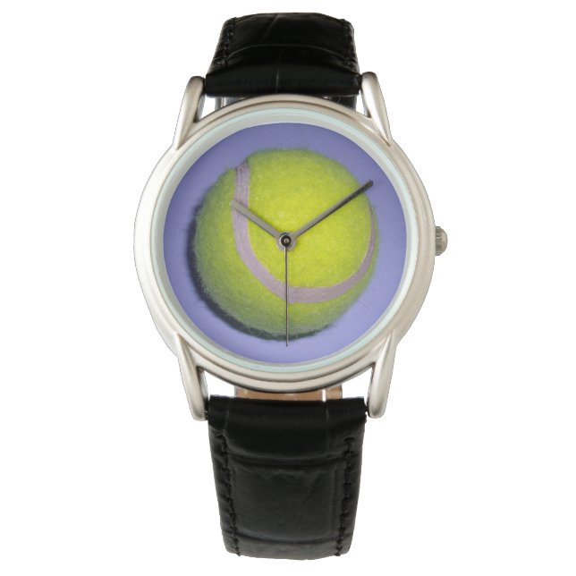 Gult Tennis Boll Armbandsur (Framsida)