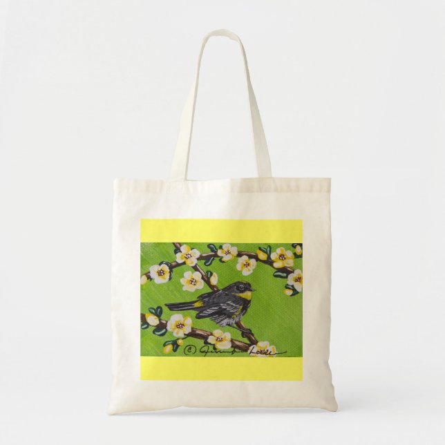 Gult Throat Warbler ~ Vår Tygkasse (Framsidan)