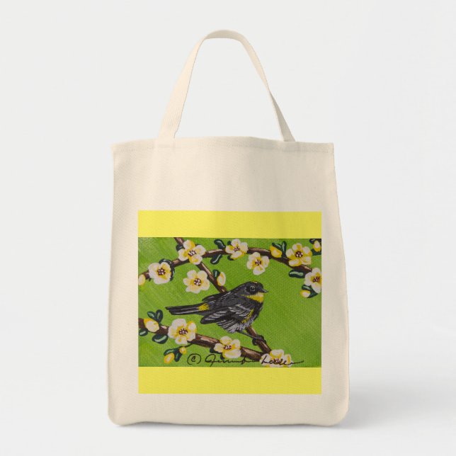 Gult Throat Warbler ~ Vår Tygkasse (Framsidan)