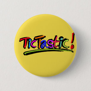 Gult TicTastic emblem! Knapp