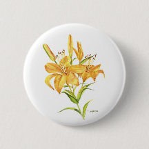 Gult tiger liden vattenfärg