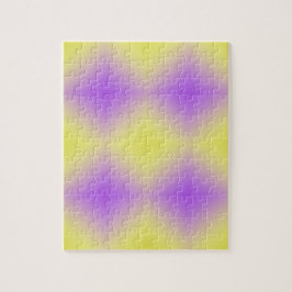 Gult till Lila Diamond Mönster-övertoning Pussel