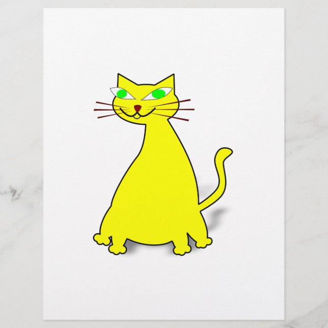Gult Tjock Katt (Framsida)