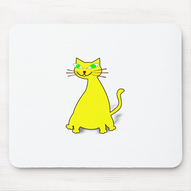 Gult Tjock Katt Musmatta (Framsidan)