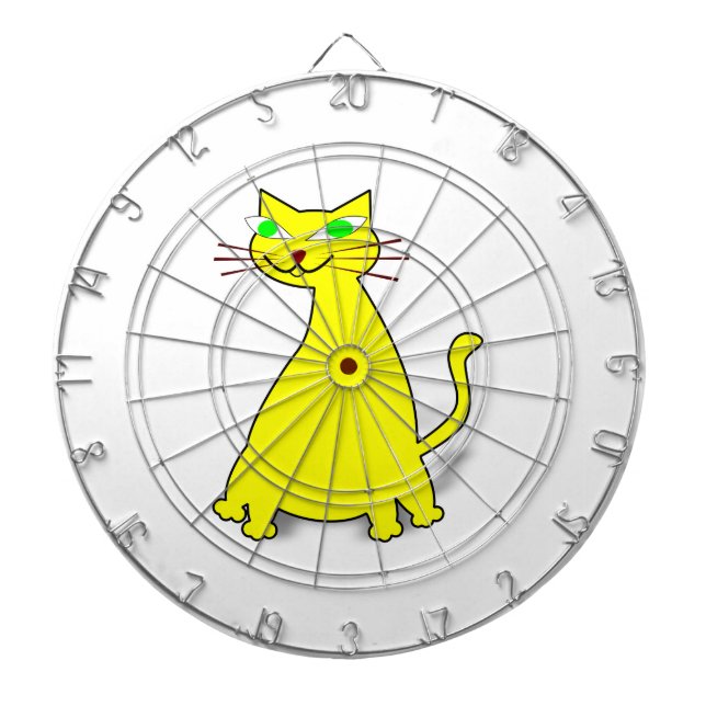 Gult Tjock Katt Piltavla (Framsidan)