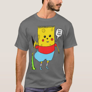 Gult toon Character SpongeBart PikaPants Knock O T Shirt