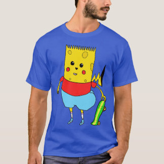 Gult toon Character SpongeBart PikaPants Knock O T Shirt