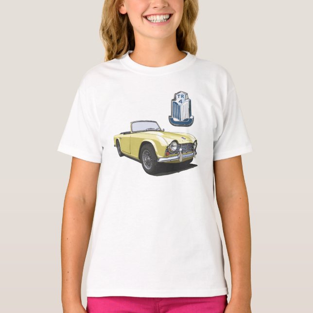 Gult TR4 T-shirt (Framsida)