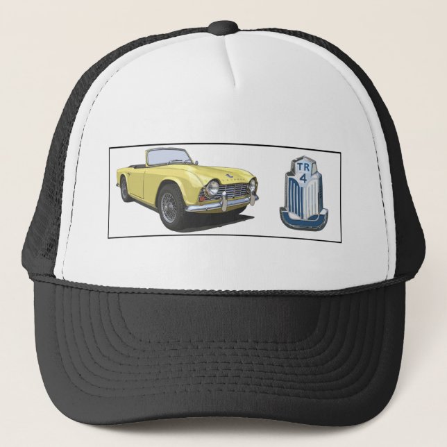 Gult TR4 Truckerkeps (Framsida)