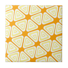 Gult Triangle Mönster