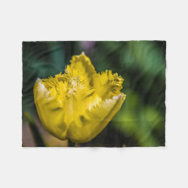 Gult Tulip Fleecefilt
