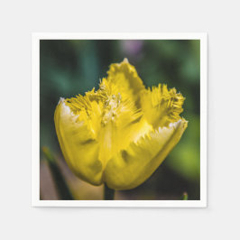 Gult Tulip Pappersservett