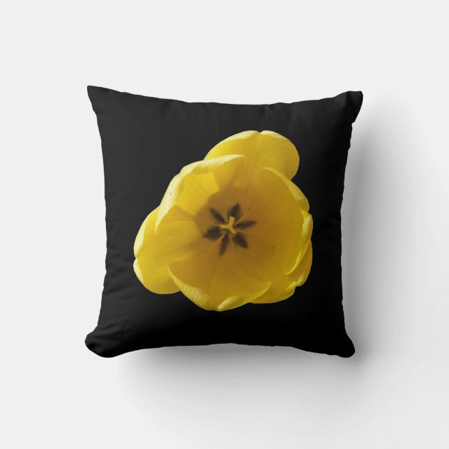 Gult Tulip Pillow Kudde (Framsida)