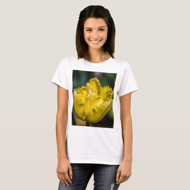 Gult Tulip T Shirt (Hel framsida)