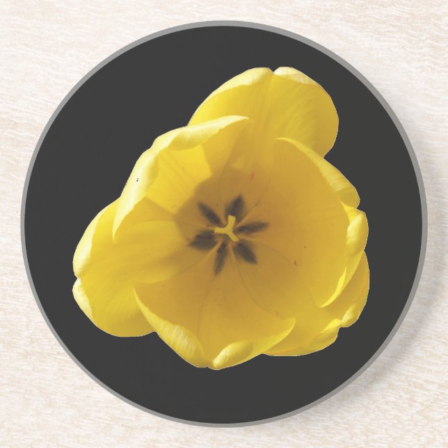 Gult Tulip Underlägg (Framsidan)