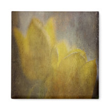Gult Tulips Flowers Blommigt Art