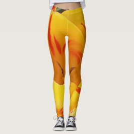 Gult Tulips Leggings