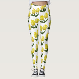 Gult Tulips Leging Leggings