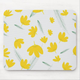 Gult Tulips Mouse Pad Musmatta
