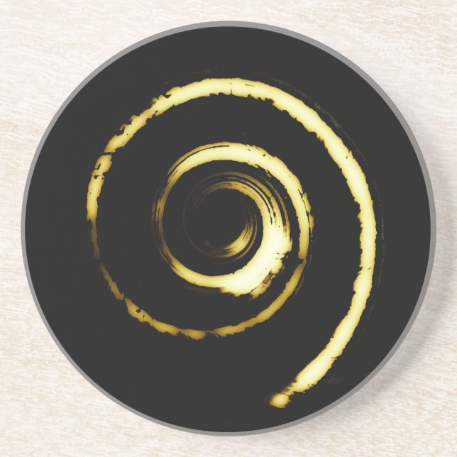 Gult Twirl Underlägg (Framsidan)