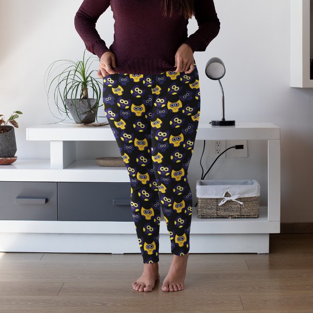 Gult Uggla Leggings (Skapare uppladdad)