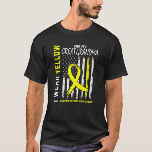 Gult Underbar Grandma Endometriosis Awareness USA  T Shirt
