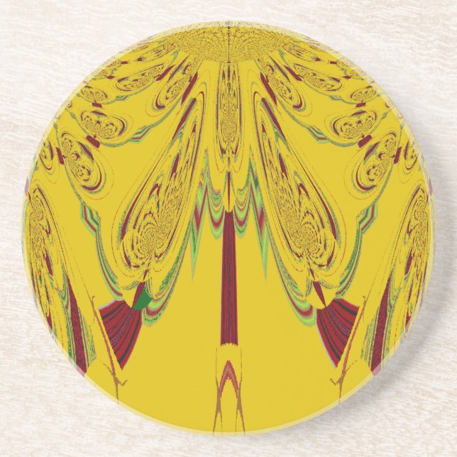 Gult Underlägg Sandsten (Framsidan)