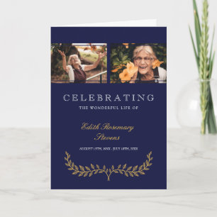 Gult Utandning som firar livets begravning Program