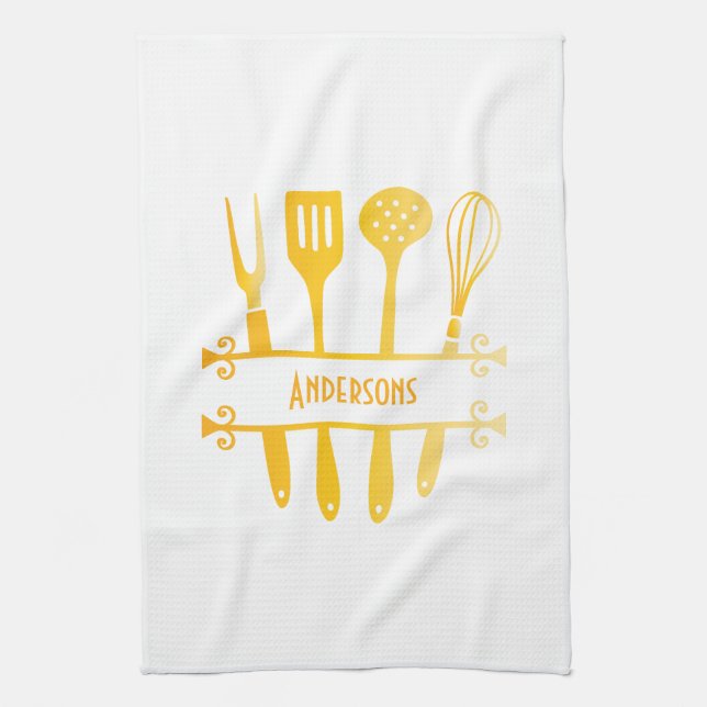 Gult Utensils Kitchen Towel Kökshandduk (Vertikal)