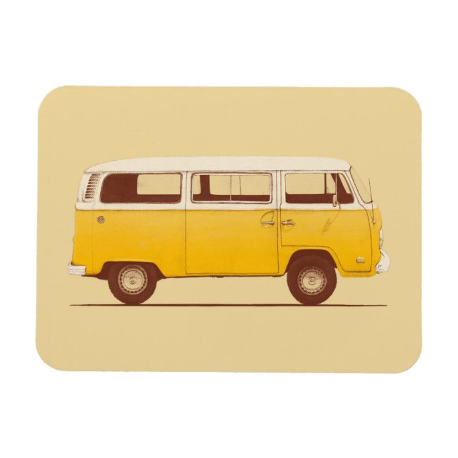 Gult Van | Florent Bodart Magnet (Horisontell)